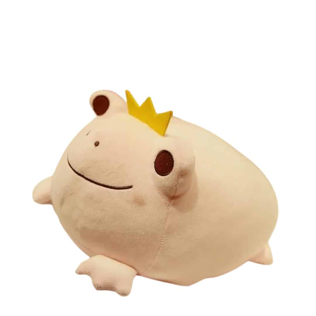 Doudou Grenouille Prince en Rose 35 cm 2 3 27