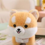 doudou chien shiba orange