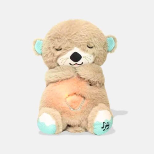 Doudou Loutre Bébé Marron 30 cm - Respirant et Doux