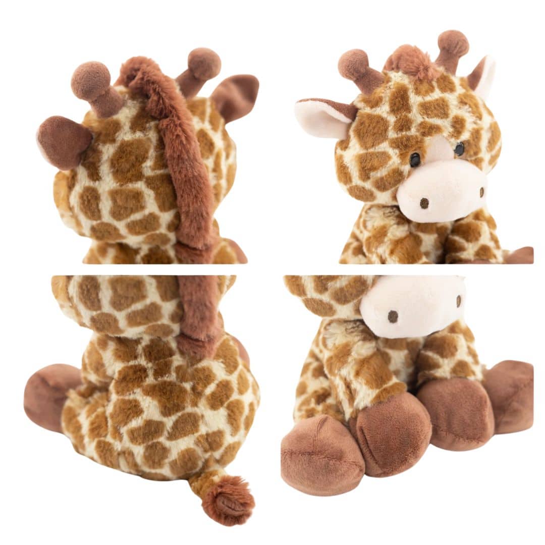 Doudou Girafe Mignon de 21,5cm 3 4 22