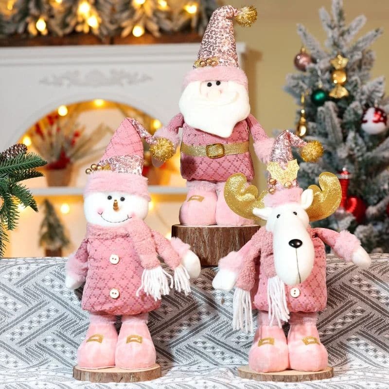 Doudou Rose de Noël 6 9