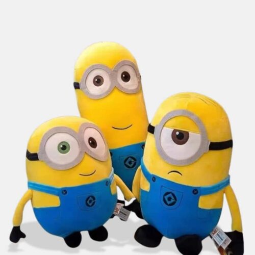 Doudou les minions pour Enfants, trois doudou jaune de 25 à 45 cm