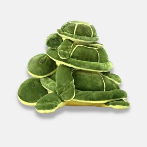 Peluche Tortue de Mer Ultra-Doux vert de 3 tailles différentes: 25, 40 et 50 cm