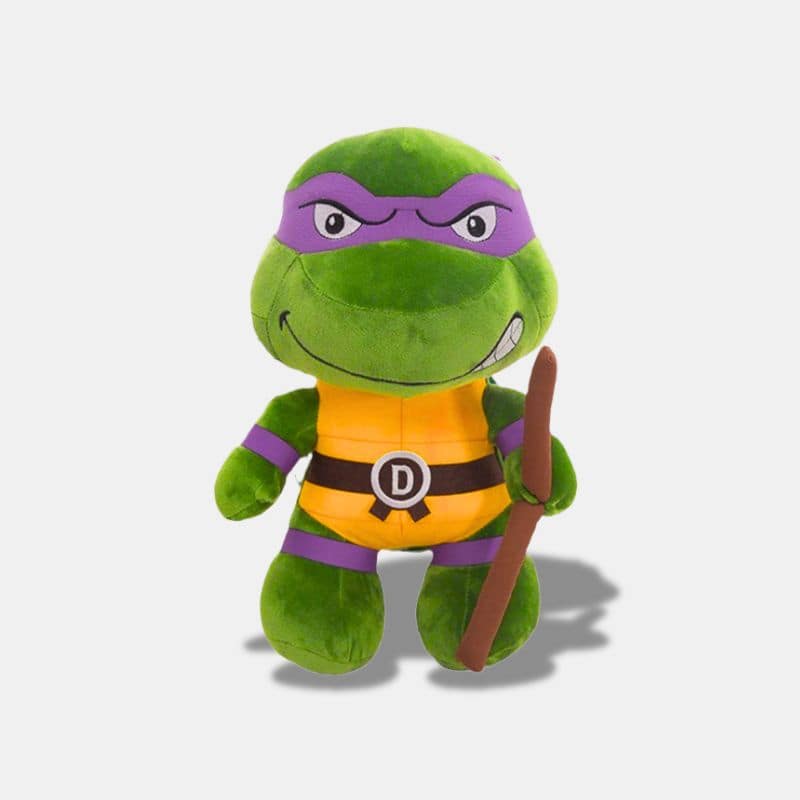 Peluche Mini Tortue Ninja Donatello, mini peluche donatello, peluche tortue ninja de 25 cm