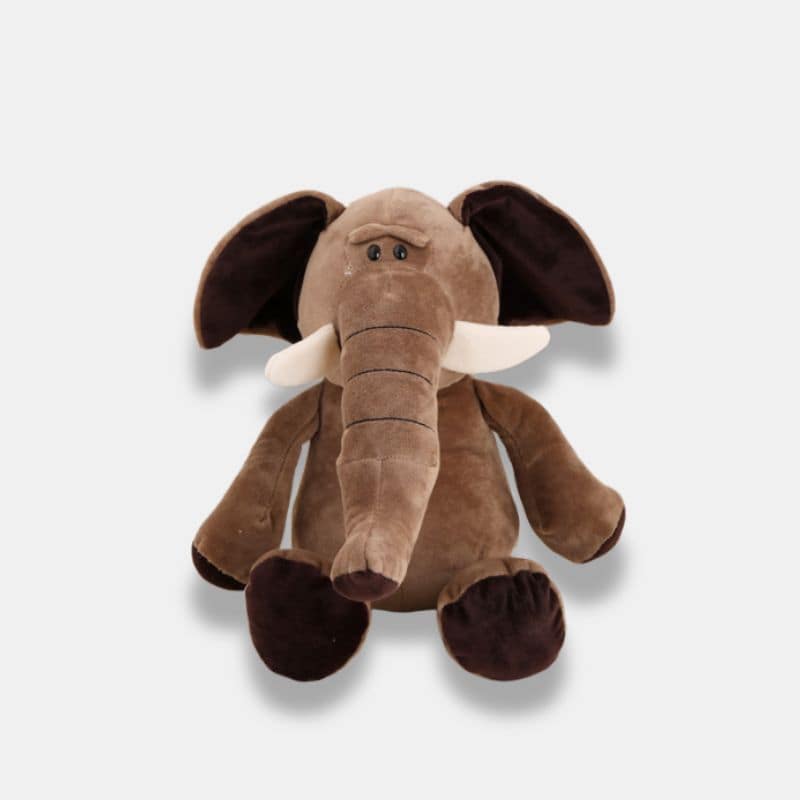 Peluche Éléphant Adorable de 25 cm, mini peluche elephant