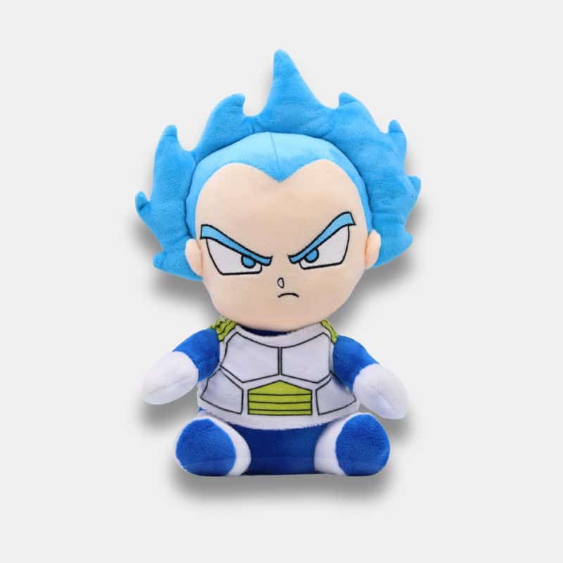 Peluche Dragon Ball Vegeta Super Saiyan de 20 cm, mini peluche végéta super saiyan