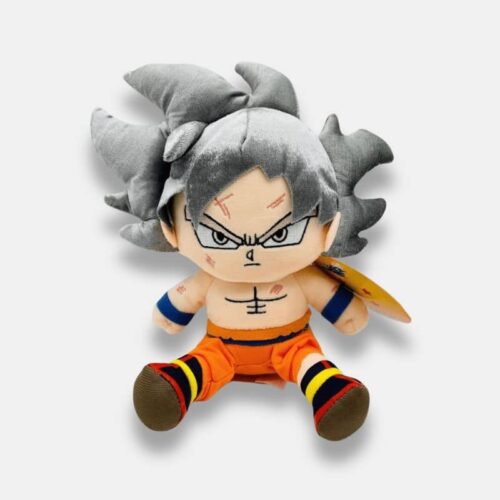 Peluche Dragon Ball Goku Ultra Instinct de 20 cm, mini peluche goku en mode ultra instinct
