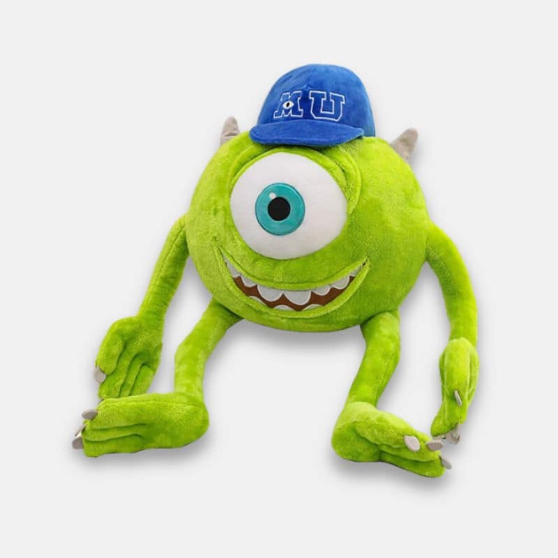 Doudou Mike Wazowski Monstres & Cie, doudou mike vert