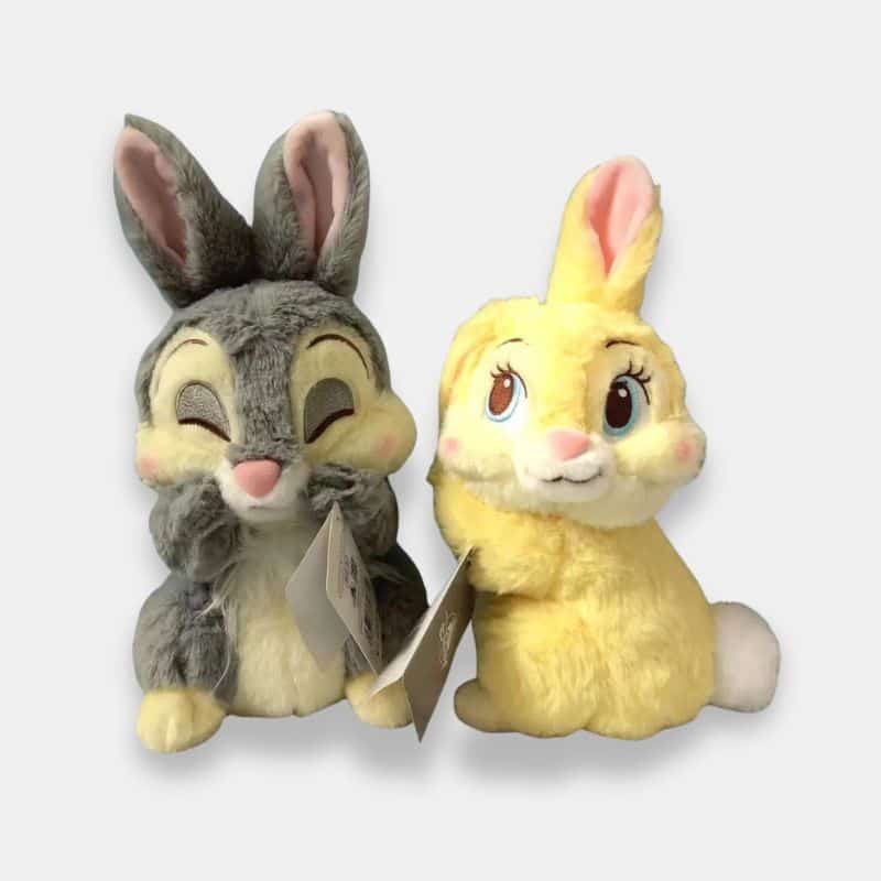 Doudou Panpan Lapin Doux gris et jaune, doudou panpan 30 cm