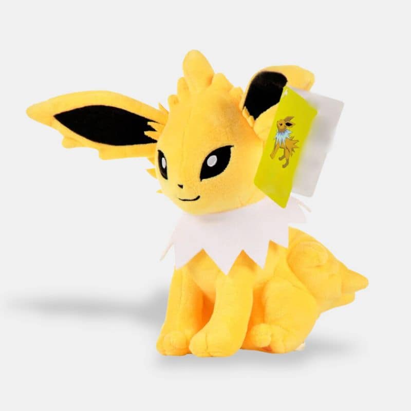 Doudou Pokémon Voltali de 23 cm, doudou Voltali jaune