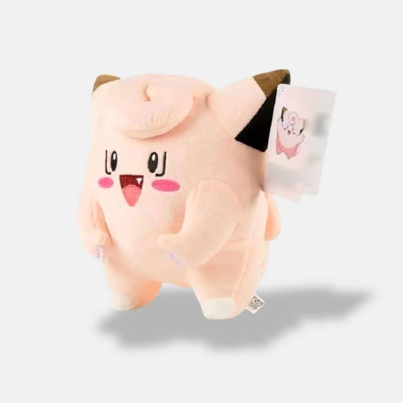 Doudou Pokémon Mélofée rose, doudou mélofée, peluche mélofée