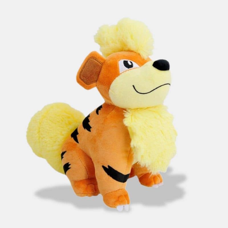 Doudou Pokémon Caninos 1 Doudou Pokémon Caninos orange de 25 cm