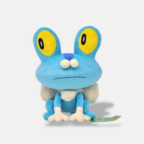 Doudou Pokémon Grenousse, pokémon froakie, pokémon grenousse bleu