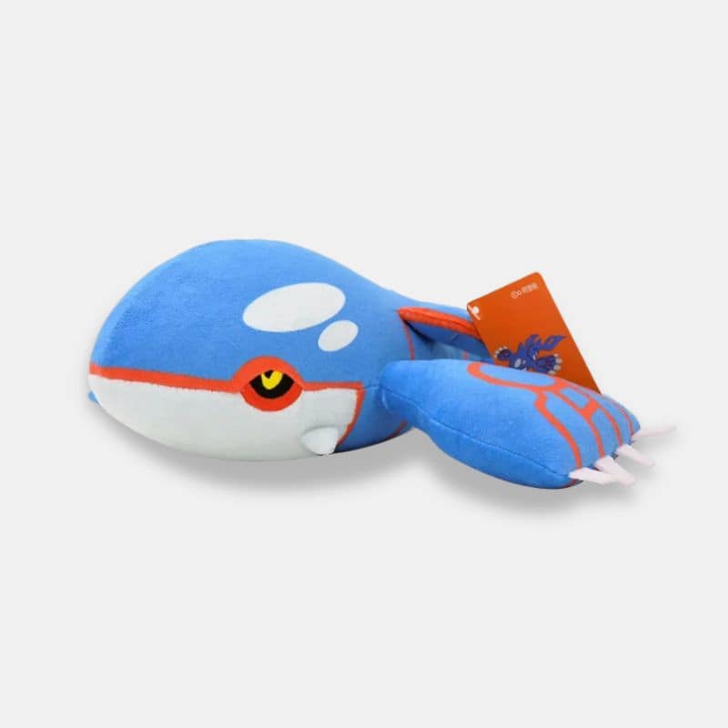 Doudou Pokémon Kyogre bleu, pokémon Kyogre, peluche kyogre, peluche pokémon