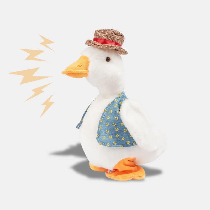 Peluche Canard Musicale, peluche canard peut parler, chanter, marcher