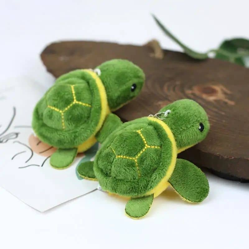 Peluche Mini Tortue Porte-Clés 5 4