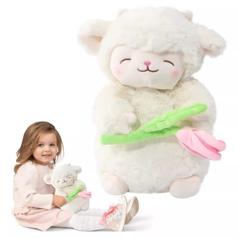Doudou Mouton Doux avec Fleur 5 4