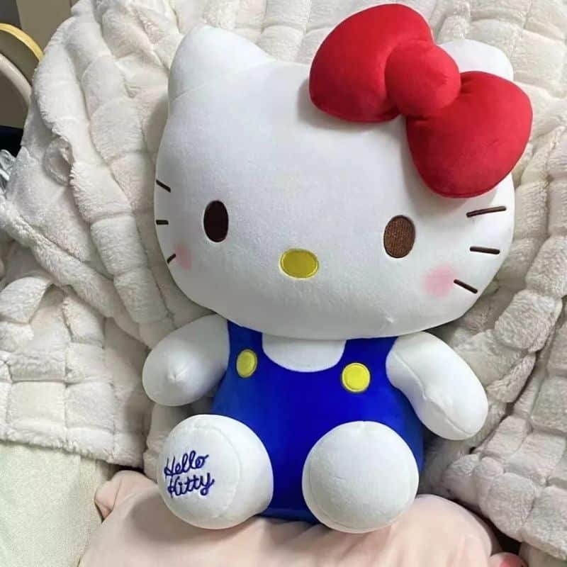 Peluche Hello Kitty Bleu Kawai 5 5