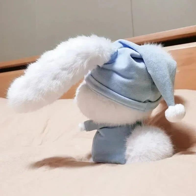 Doudou Lapin Blanc Ultra-Doux 6 6