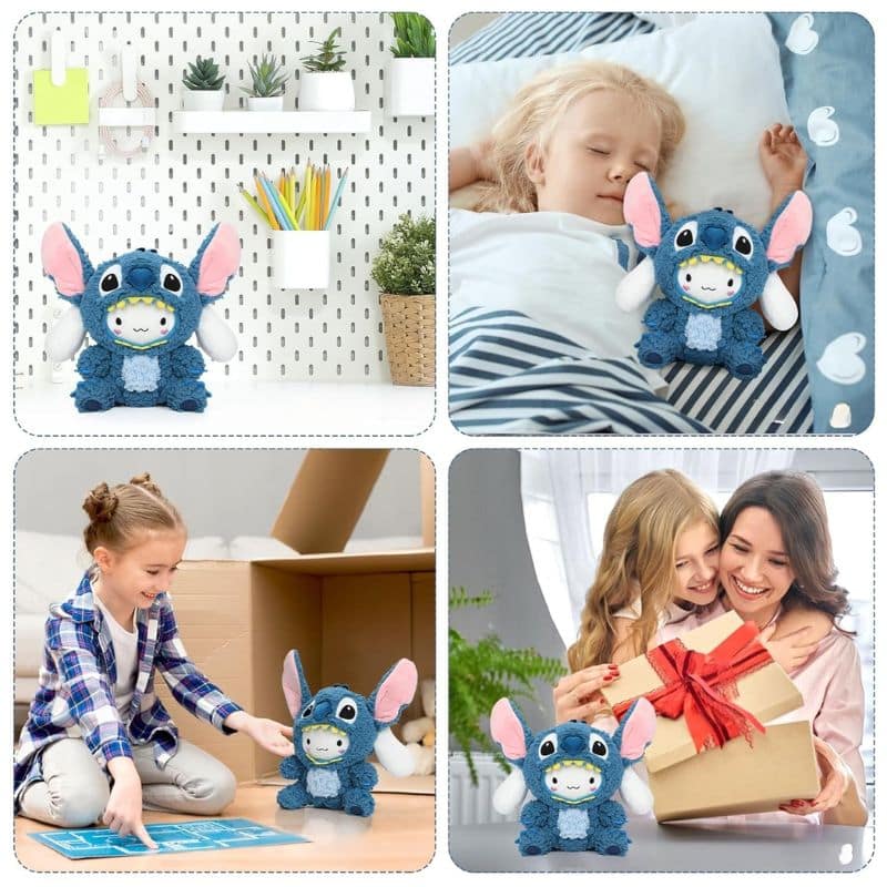 Doudou Cinnamoroll en Déguisement de Stitch 5 6