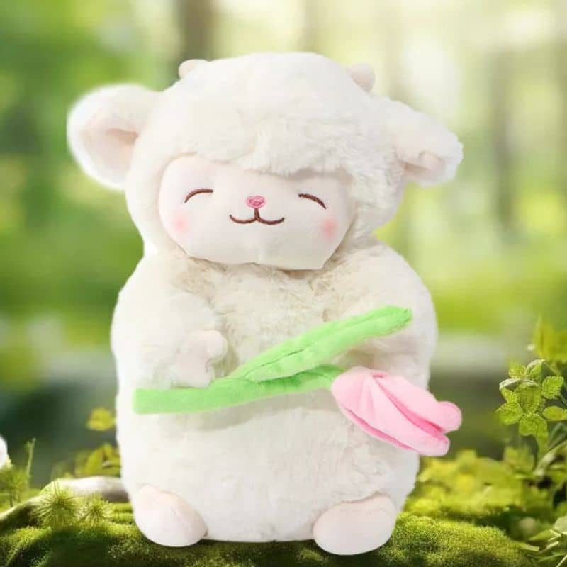 Doudou Mouton Doux avec Fleur 7 7