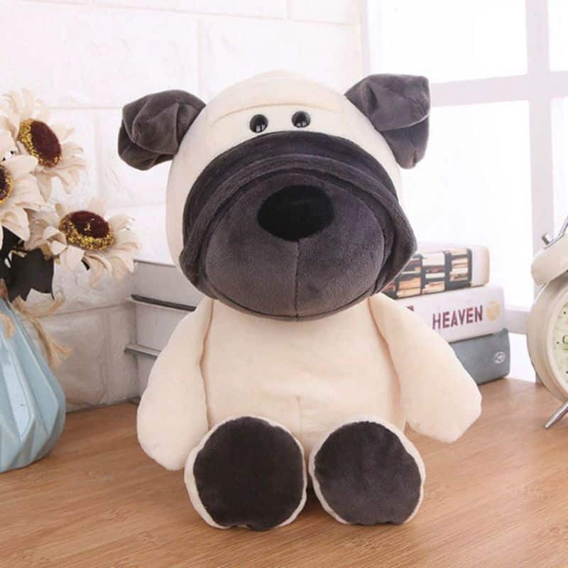 Peluche Chien Carlin Ultra-Doux 4 7