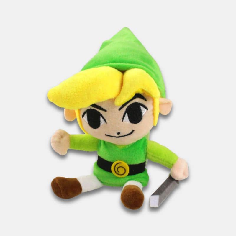 Peluche Zelda Link Toon de 19 cm, mini pleuche Link toon