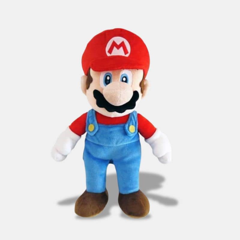 Peluche Mario Kawaii de 38 cm, peluche super mario