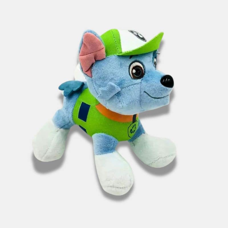 Peluche Pat' Patrouille Mini Rocky de 13 cm, peluche mini rocky