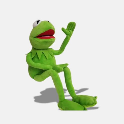 Peluche Grenouille Kermit de 45 cm, peluche kermit souriant