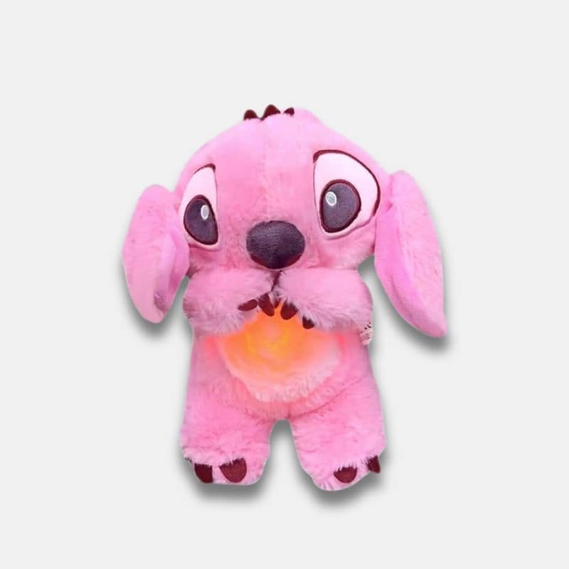 Peluche Qui Respire Angel de 25 cm, peluche respirant rose angel