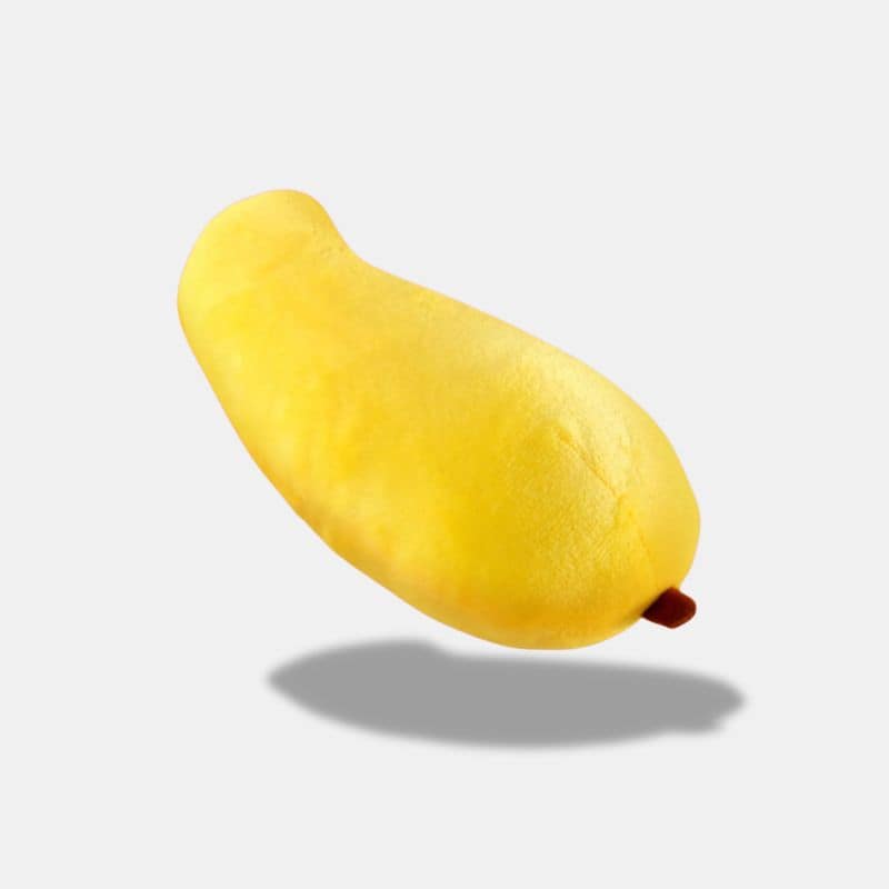 Peluche Fruit Mangue de 18 cm, mini peluche mangue