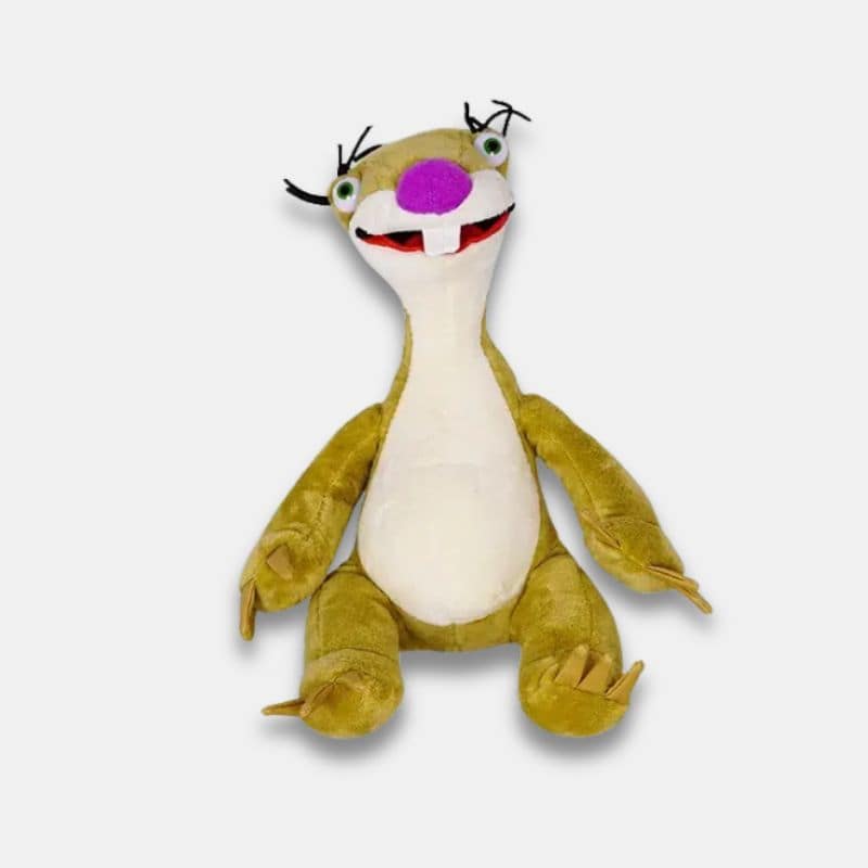 Peluche L'Âge de Glace Sid de 25 cm, mini peluche paresseux Sid de l'âge de glace