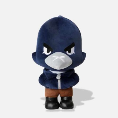 Peluche Brawl Stars Corbeau de 16 cm, mini peluche corbeau