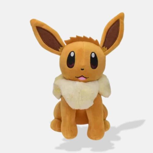 Peluche Évoli Assise de 25 cm, mini peluche évoli du pokémon