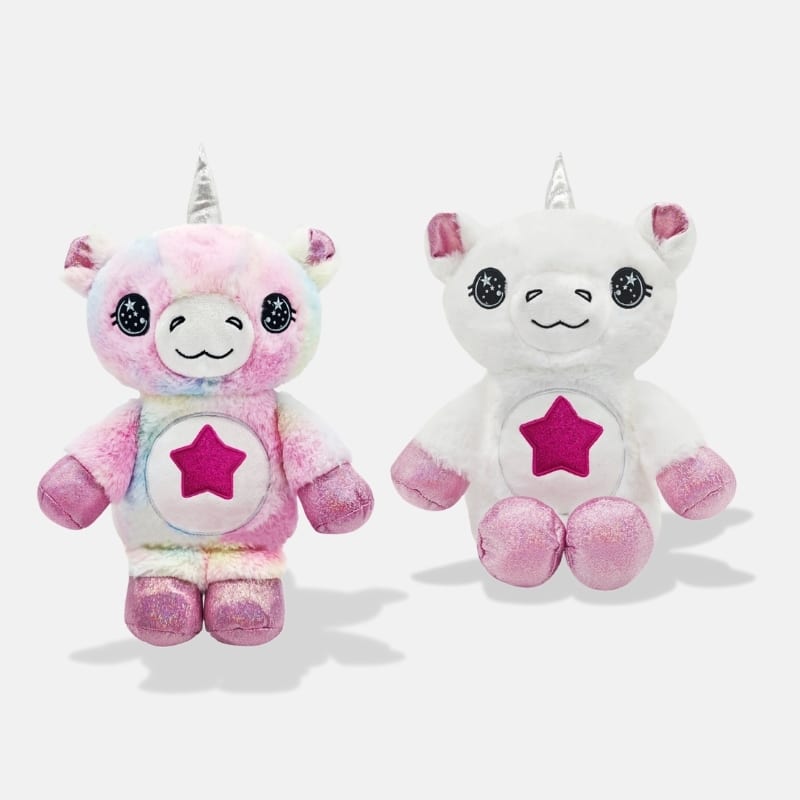 Peluche Licorne Ultra-Doux de 35 cm, peluche licorne rose et blanc