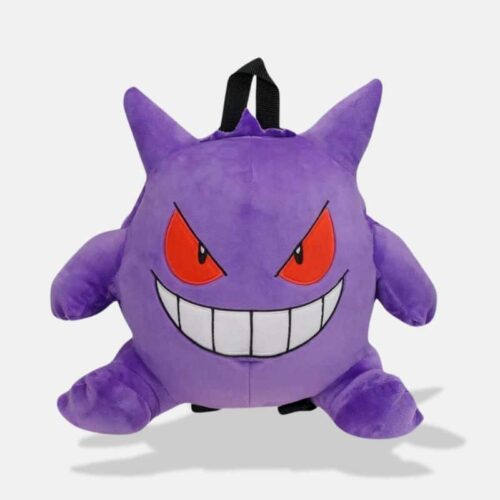 Sac à Dos Peluche Pokémon Ectoplasma de 32 cm, sac à dos ectoplasma de pokémon