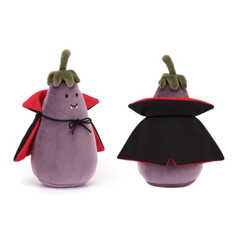 Peluche Halloween Aubergine Déguisée en Vampire 5 17