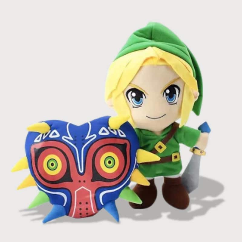 Peluche Zelda Masque de Majora de 33 cm, peluche masque de majora