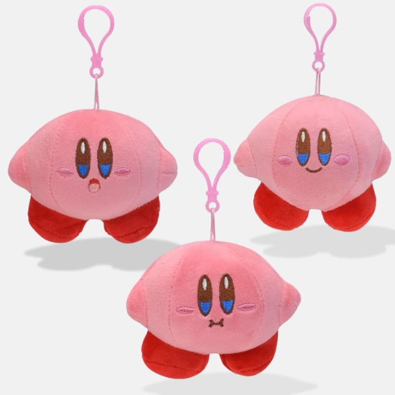 Peluche Kirby Porte-Clés avec 3 humeurs différents