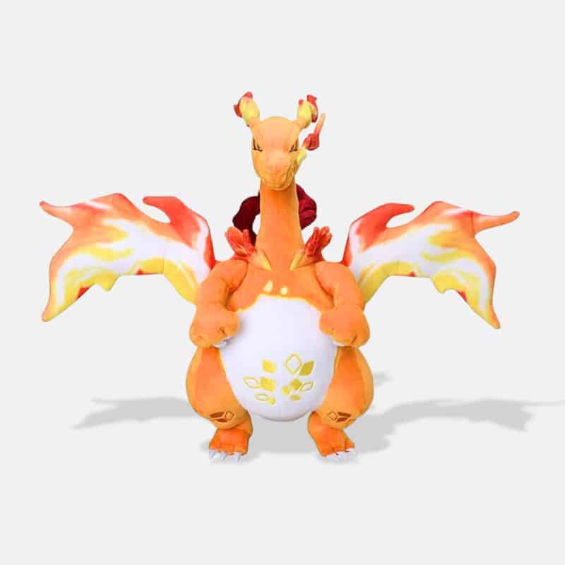 Peluche Dracaufeu Gigamax de 38 cm, peluche dracaufeu pokémon