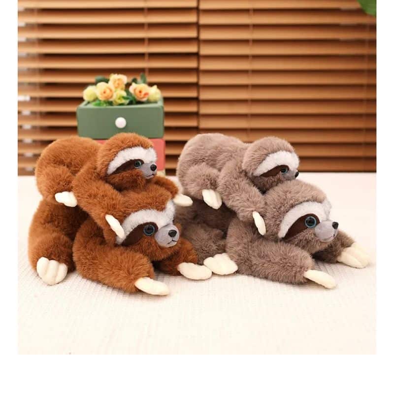 Peluche Paresseux Allongé 3 7