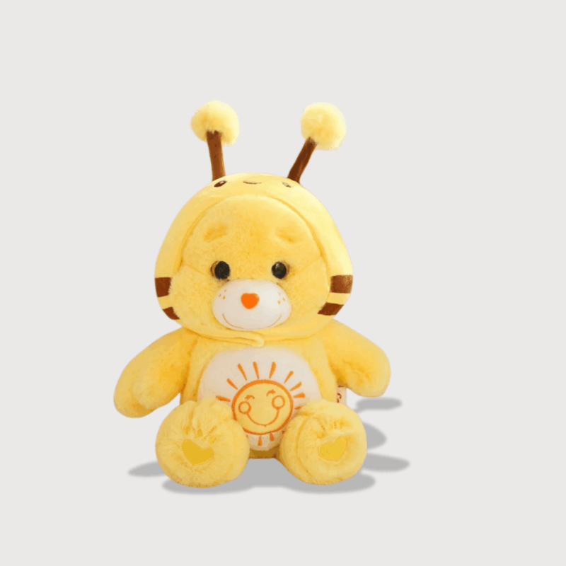 Peluche Ours Déguisé En Abeille de 40 cm, mini peluche ours avec déguisement abeille