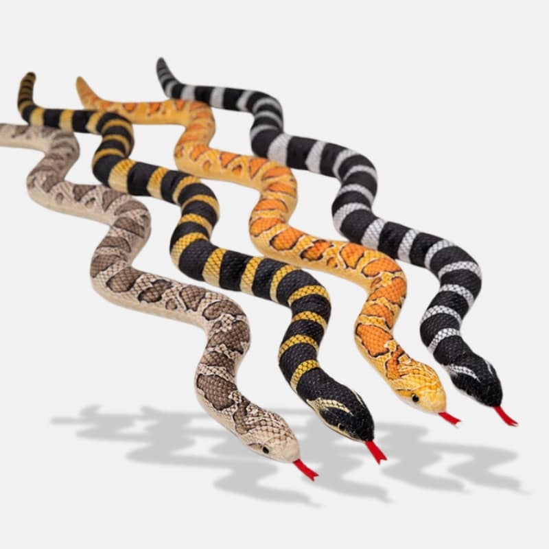 Peluche Serpent Géant de 4 couleurs différentes, grande peluche serpent