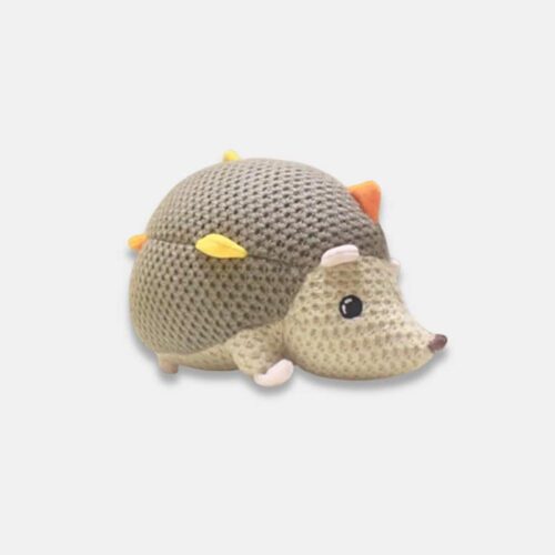 Peluche Tricot Hérisson de 25 cm, mini peluche hérisson en tricot