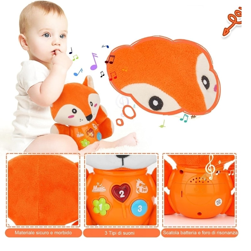 Peluche Musicale Renard 4 119