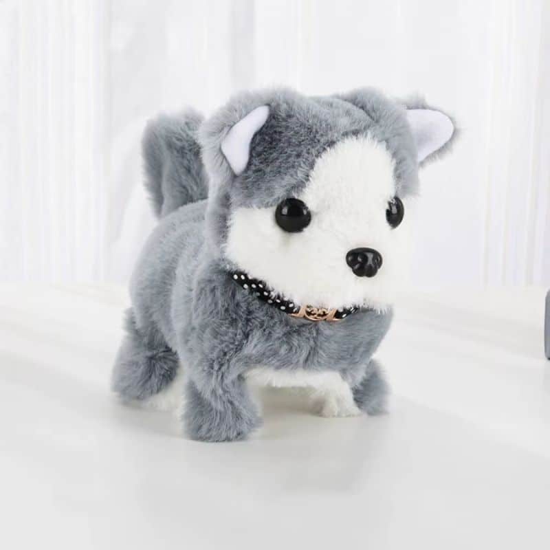 Peluche Musicale Chien Gris 6 122