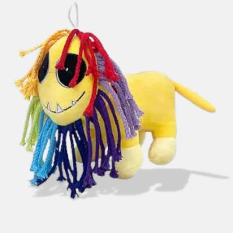 Peluche Musicale Yarnaby Souriant Poppy Playtime, 17 cm, Peluche Yarnaby, Peluche Musicale