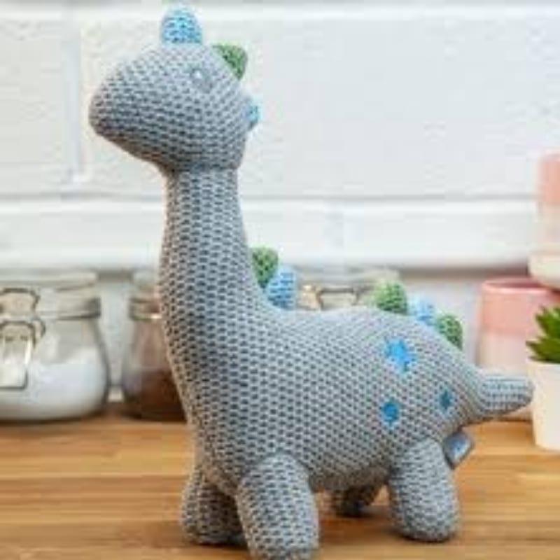 Peluche Tricot Dinosaure 7 392