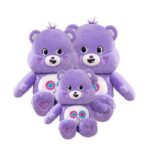 Peluche Bisounours Toucâlin Adorable violet, peluche ours violet